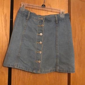 Denim skort